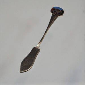 Vintage 1960s "Sale" Souvenir Butter Knife Pitcher EPNS AI Cheese Server